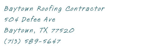 baytown roof contractor
